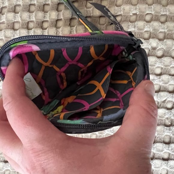 Small Vera Bradley Wristlet/Case in Jazzy Blooms - Picture 3 of 3
